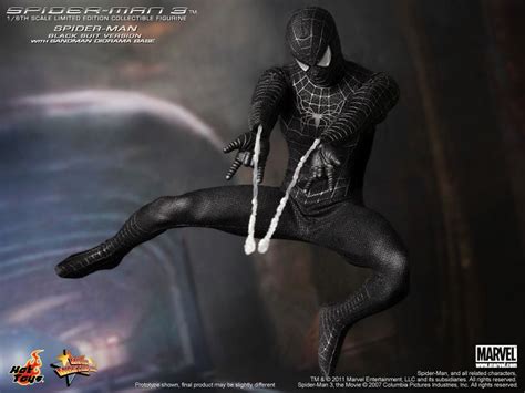 Hot Toys Spider man Black Suit Version 我的 吋世界