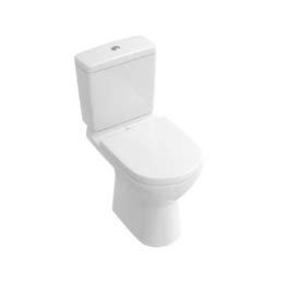 WC à poser compact sans bride VILLEROY ET BOCH O novo abattant 5689FR01