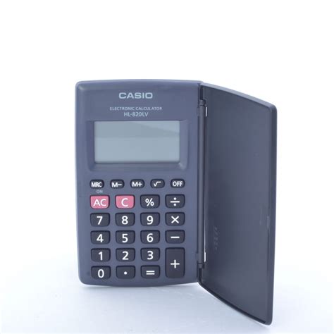 Calculadora De Bolsillo Con Tapa Hl Lv Casio Occidente Papeler A