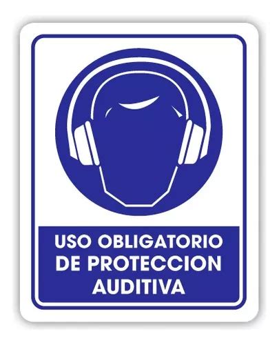 Señalamiento Uso Obligatorio De Protección Auditiva 25x35 Meses Sin