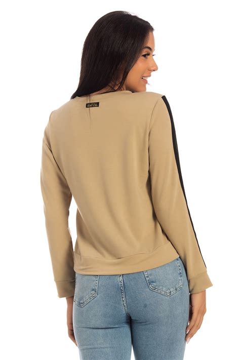 Casaco Molecotton Feminino Dalila Nude