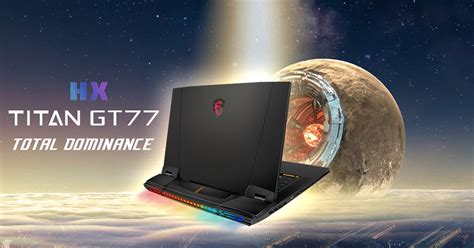 MSI Titan GT77 Laptop 4K 120Hz RTX 3080 Ti 128GB DDR5 32TB SSD