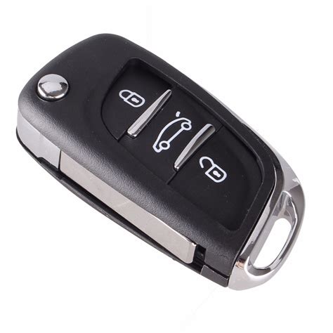 CS016015 MODIFIED 3 BUTTON FLIP REMOTE KEY FOB CASE FOR CITROEN C2 C3