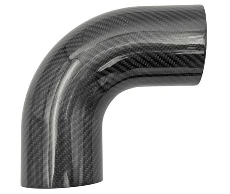 89mm 3 1 2 90 Degree Elbow Carbon Fibre Joiner Carbon Fibre Pipe