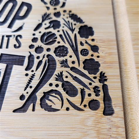 SVG Chop It Like It S Hot Kitchen Engraving Design Woman Chopping Vegetables Instant Digital