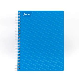 Cuaderno Argollado Profesional Cuadro Grande Norma Azul Claro Hojas