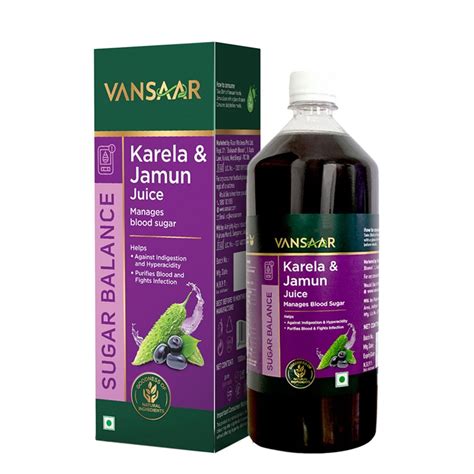 Baidyanath Vansaar Karela Jamun Juice Diabetes Care Controls Blood