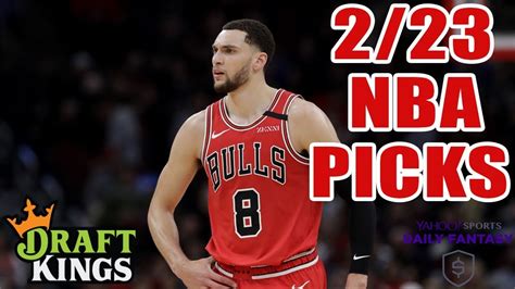 Draftkings And Yahoo Nba Picks Sunday 2 23 20 Nba Dfs Picks Youtube