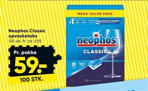 Neophos Classic Opvasketabs Tilbud Hos Bilka