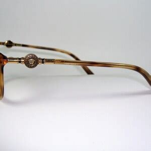 Versace Eyeglasses Medusa Square Oval Frames Ultra - Etsy