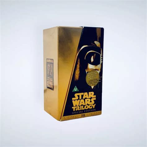 Star Wars Original Trilogy Vhs Tape Boxed Set Thx Gold Special