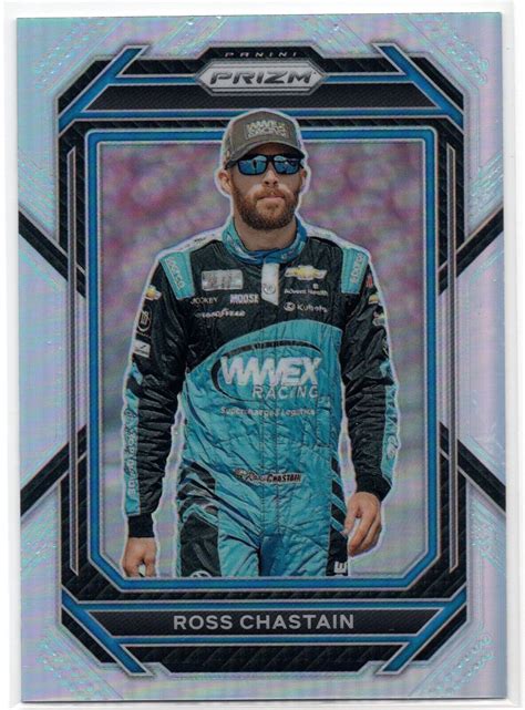 2023 Prizm Nascar Racing Ross Chastain Silver Prizm SP No 66 66 EBay