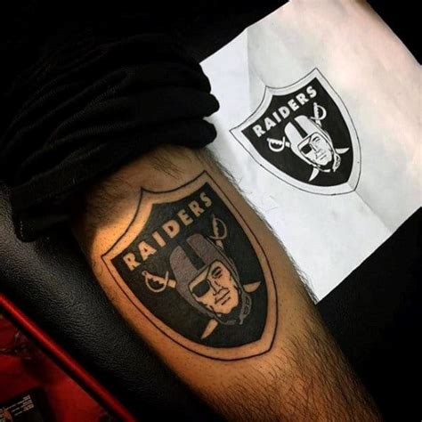 40 Oakland Raiders Tattoos For Men [2023 Inspiration Guide]