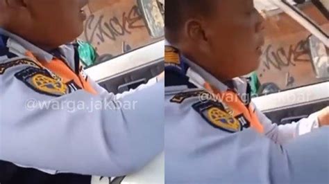 Sosok Petugas Dishub Palak Sopir Pikap Viral Kini Kena Batunya Pangkat