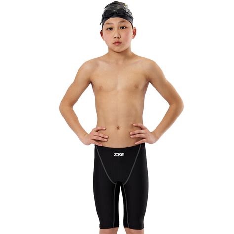 Zhouke Childrens Swimming Trunks For Boys Professional Training Swimsuit