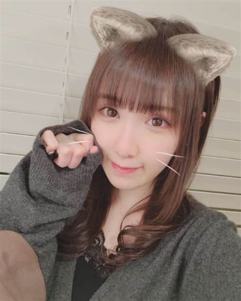 小田桐奈々さんのインスタグラム写真 小田桐奈々instagram「にゃんにゃんにゃんの日 Snowで猫耳はやしてみました😺 ぶりっ