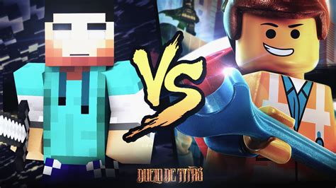 Minecraft Vs Lego Duelo De Tit S Youtube