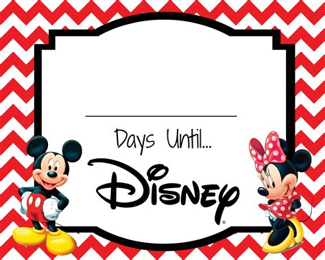 Countdown To Disney Printable Printable Word Searches