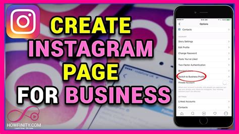 How To Create Instagram Page For Business Youtube