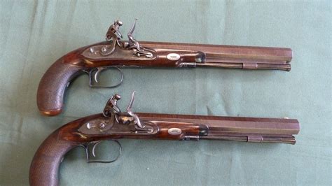 Flintlock John Manton Duelling Pistols John Slough London