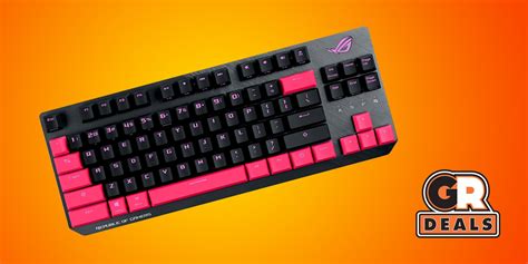 Get The Vibrant Electro Punk Asus TKL Keyboard At Over 20 Off