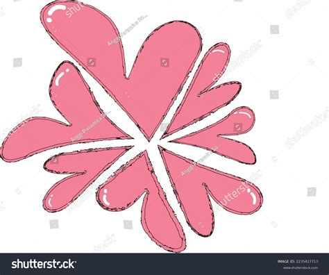 Love Heart White Background Vector Stock Vector Royalty Free