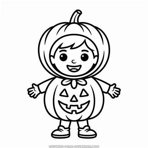 Desenho De Halloween Para Desenhar - 9