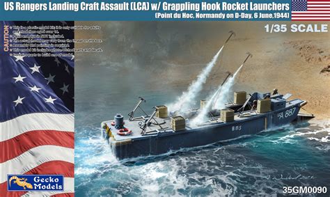 Us Rangers Landing Craft Assault Lca W Grappling Hook Rocket