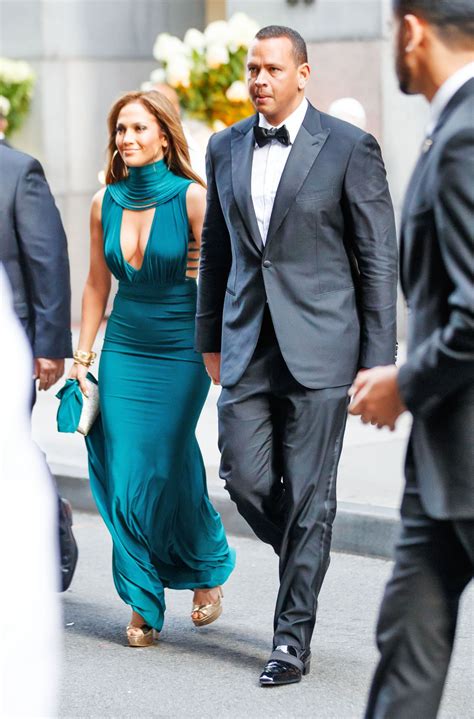 Jennifer Lopez and Alex Rodriguez - Heading Into Friends Wedding in NYC ...