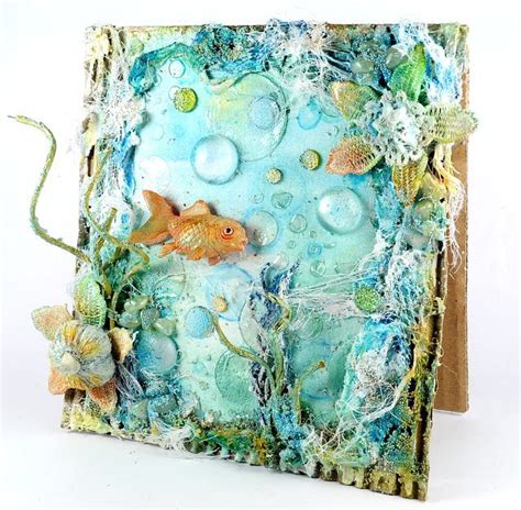 Under The Sea Mixed Media Crafts Mixed Media Art Canvas Mixed Media