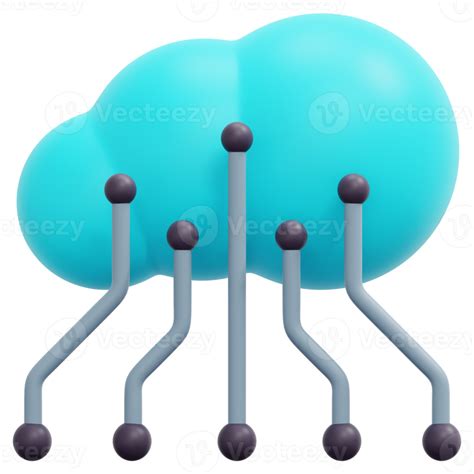 Cloud Data 3d Render Icon Illustration 11619740 PNG