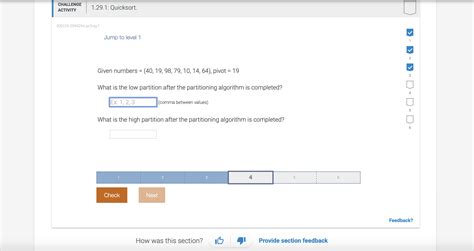 Solved Jump To Level 1 Given Numbers Chegg