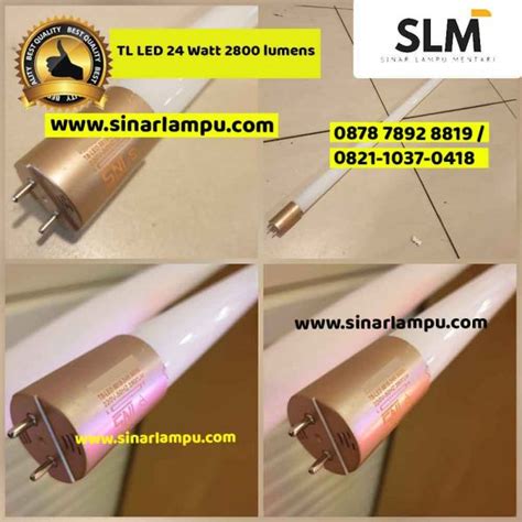 Lampu Tl Led 24 Watt 2800 Lumens Sinar Lampu Mentari