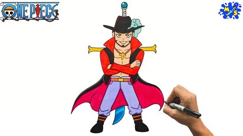 Dracule Mihawk Drawing How To Draw Dracule Mihawk From One Piece