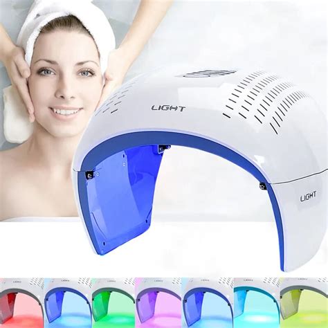 7 Color Led Facial Mask Photon Light Therapy Lamp Face Care Beauty