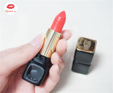Son Guerlain Kiss Kiss Matte M344 Sexy Coral Cam San Hô Hot Nhất