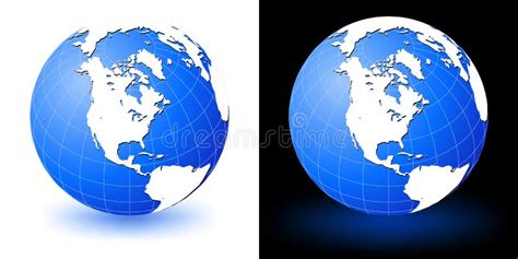 Metallic Earth Globe Stock Illustrations Metallic Earth Globe