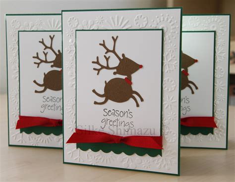 Reindeer Christmas Cards (Set of 3) | Get Inky with Silke