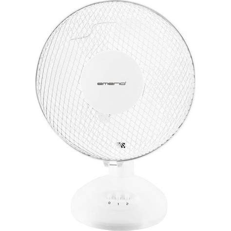 Ventilator De Birou Emerio Cm W Trepte De Viteza Elice Alb