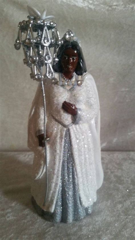 Orisha Orishanla Female Path Of Obatala Statue Figurine Etsy Orisha