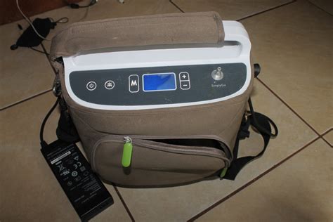 Respironics Simply Go Portable Oxygen Concentrator With Broken Screen Works