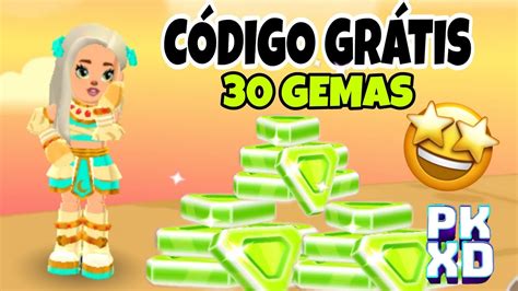 PK XD CÓDIGO GRÁTIS 30 GEMAS RESGATE JÁ 75 Resgates pkxd