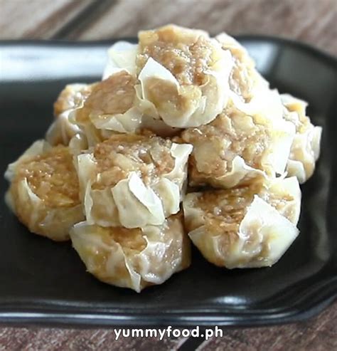 Pork Siomai Recipe Easy Dumpling Recipe