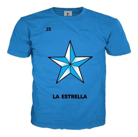 Playera Loteria Mexicana La Estrella En Venta En Cuauht Moc Distrito