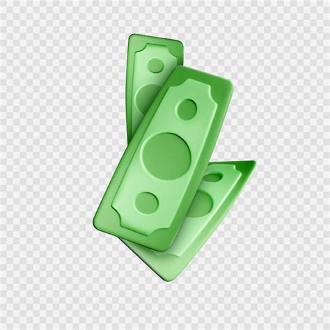 Premium Vector Dollar Bill Green 3d Render American Money Dollar