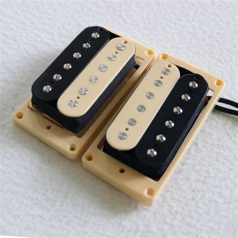 China Hot Wholesale AlNiCo Zebra Humbucker Guitar Pickup With Rings