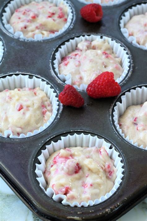 Easy Raspberry Almond Muffins My Recipe Treasures