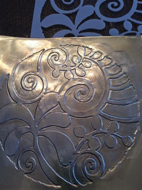 Guest Designer Magdalena Muldoon Pewter Art Pewter Embossing Metal Embossing