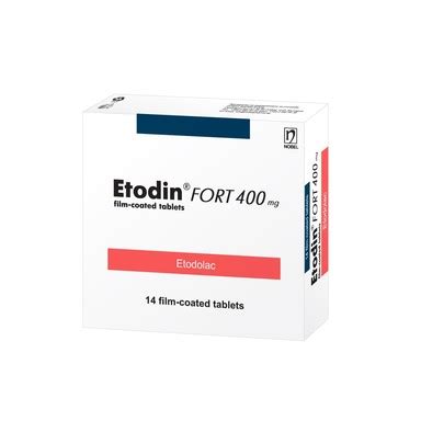Етодин Форт 400 мг х14 таблетки Nobel Pharma