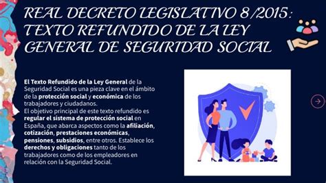 TEXTO REFUNDIDO DE LA LEY GENERAL DE SEGURIDAD SOCIAL